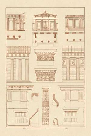 Doric Order, Temple of Zeus and Cased Column