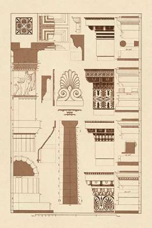 Details of the Parthenon at Athens