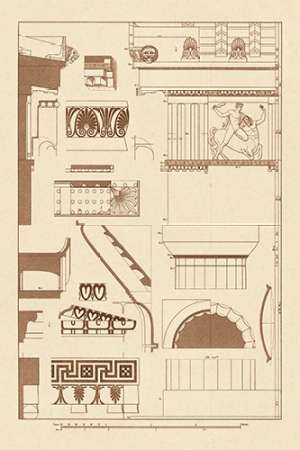 Details of Parthenon at Athens