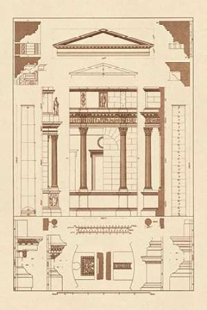 Pediment of Temple at Assisi