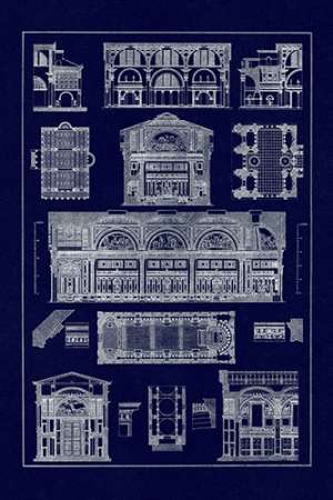 Interiors With Cross Vaults and Cupola Vaulting (Blueprint)