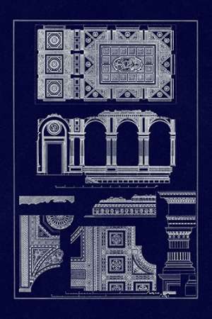 Covered Ceiling, Hotel de Villa (Blueprint)