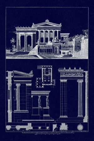 The Erechtheum at Athens (Blueprint)