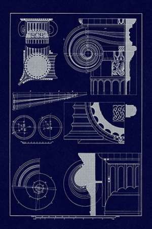 Capitals of the Erechtheum (Blueprint)