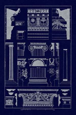 Entablatures and Capitals (Blueprint)