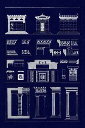 Hellenic Chapel and Decorative Forms (Blueprint)
