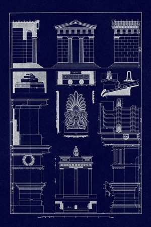 Temple of Diana, Monument of Thrasyllus (Blueprint)