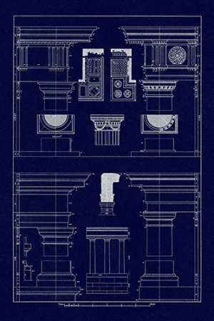Doric, Tuscan Orders and Columns (Blueprint)
