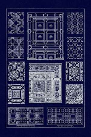 Ceilings with Bays and Mouldings (Blueprint)