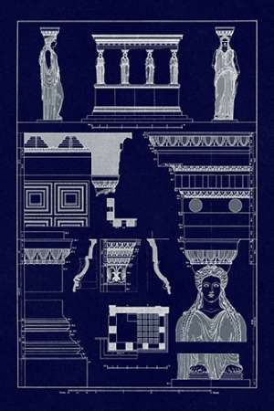 Porch of Caryatids, PolyMuseumome (Blueprint)