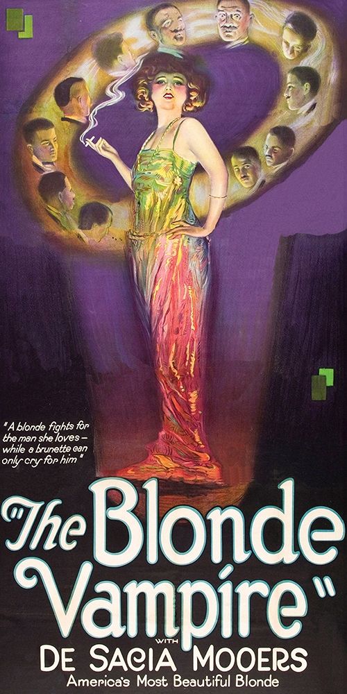 Vintage Film Posters: Blonde Vampire