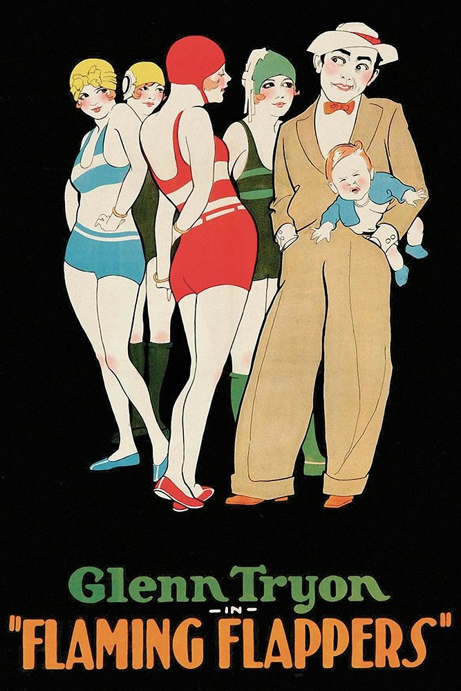 Vintage Film Posters: Flaming Flappers