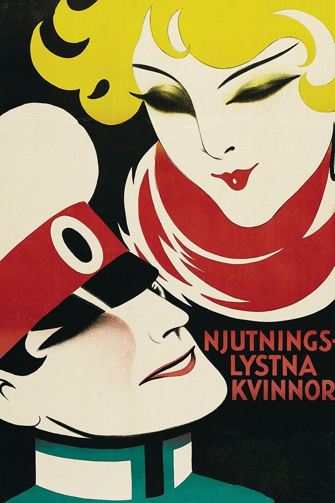 Vintage Film Posters: Silver Slave Njutnings Lysta Kvinnor