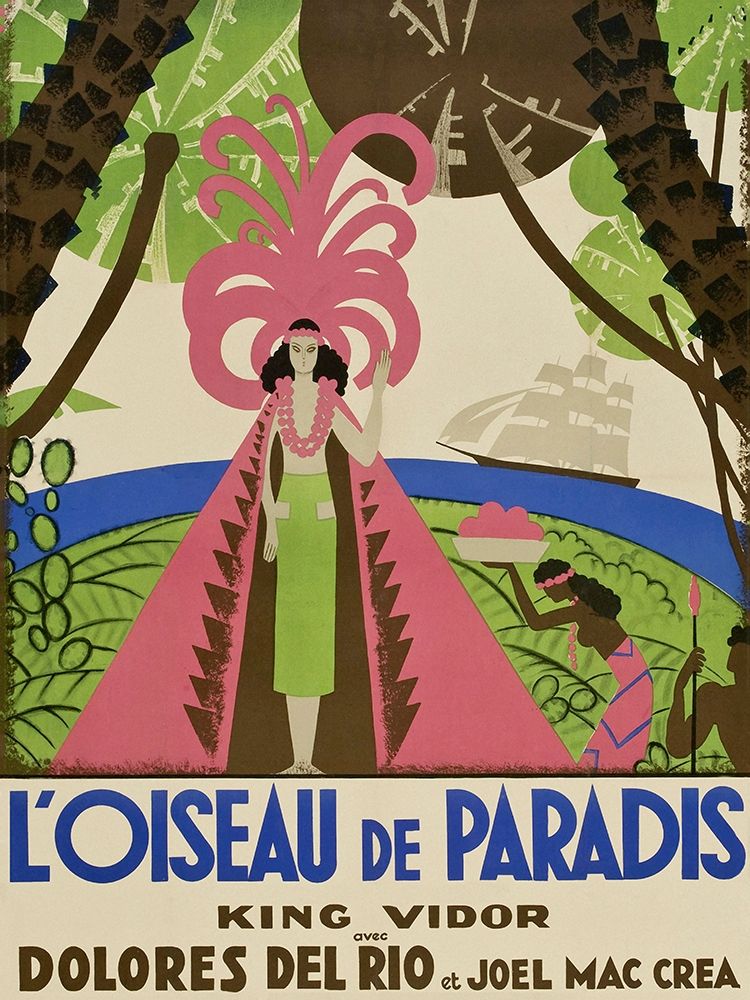 Vintage Film Posters: Bird of Paradise Loiseau de Paradis