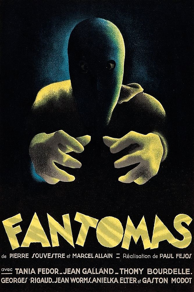 Vintage Film Posters: Phantoms Fantomas