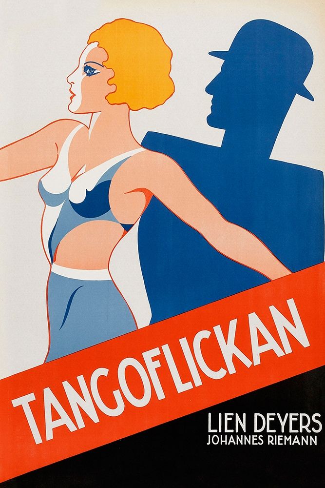 Vintage Film Posters: Tango Movies Tangoflickan