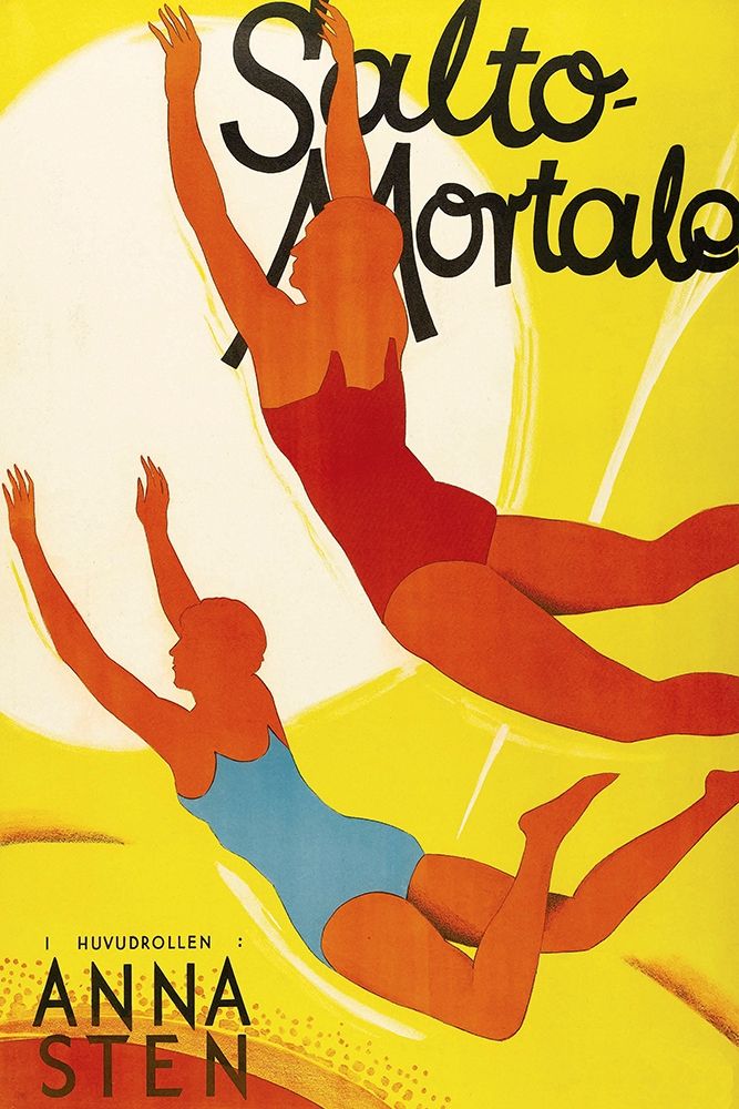 Vintage Film Posters: Trapeze Salto Mortale