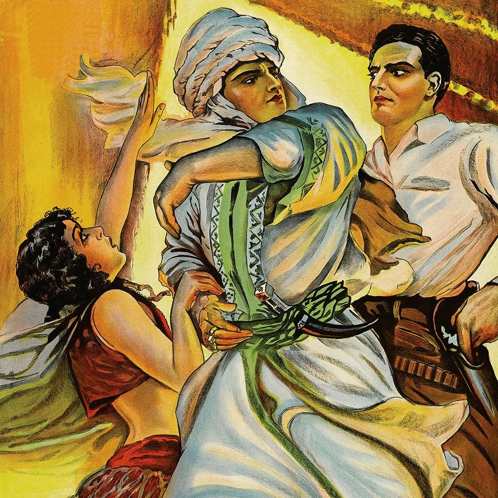 Vintage Film Posters: Love in the Desert Okens Ros - Detail