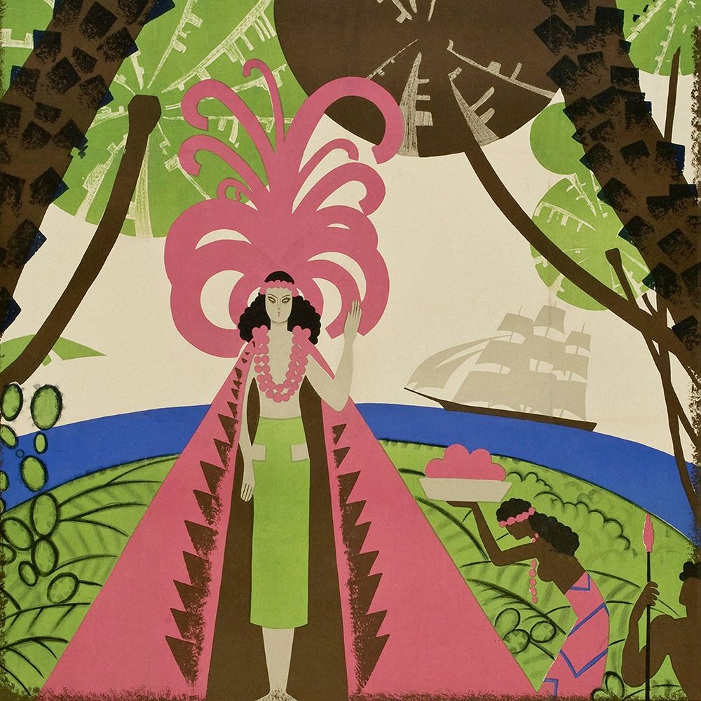 Vintage Film Posters: Bird of Paradise Loiseau de Paradis - Detail