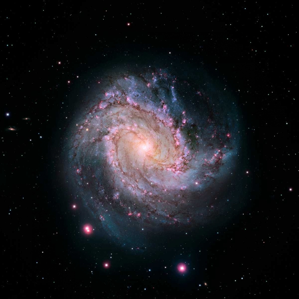 M83 - Spiral Galaxy - Hubble-Magellan Composite