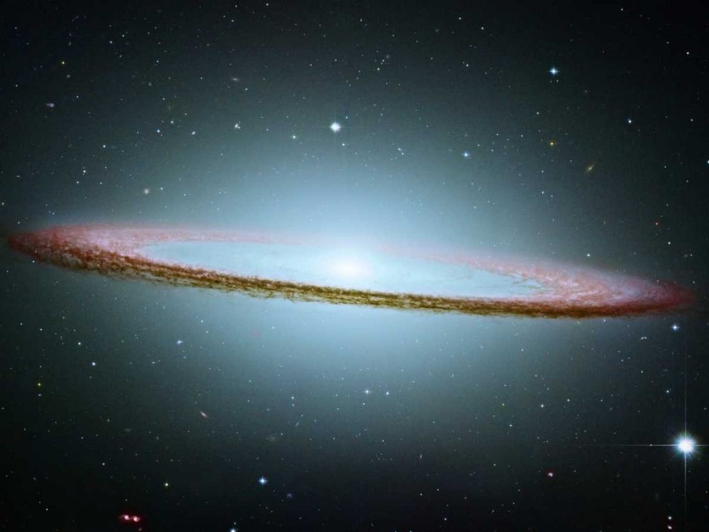 M104 - The Sombrero Galaxy - Colored with Infrared Data