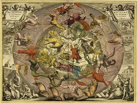 Maps of the Heavens: Hemisphaeriibore Alis Coelietterrae