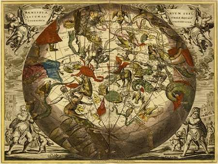 Maps of the Heavens: Haemisphaerium Stellatum Australe Aequali