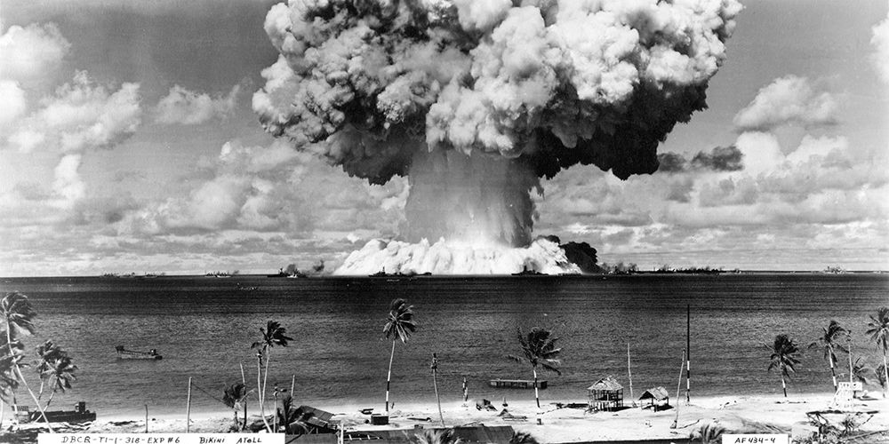 Bikini Atoll - Operation Crossroads Baker Detonation - July 25, 1946: DBCR-T1-318-Exp #6 AF434-4