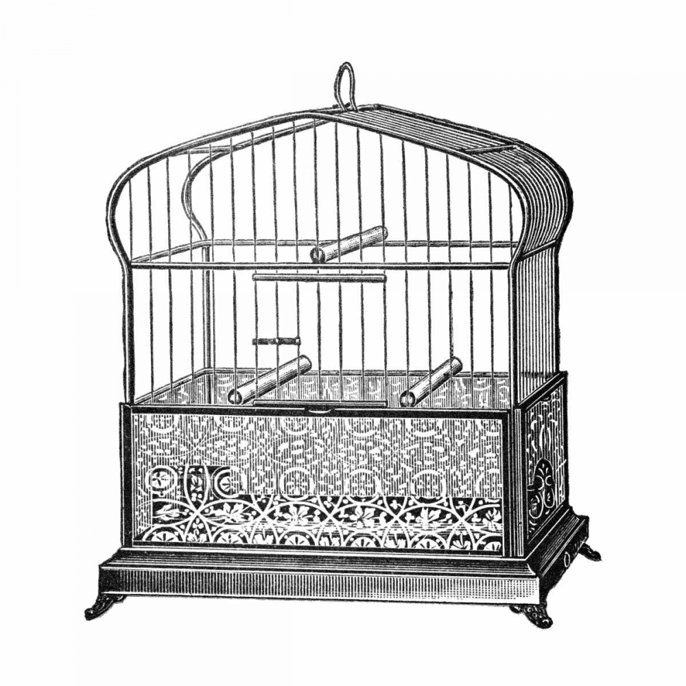 Etchings: Birdcage - Onion-peak top, filigree pattern base