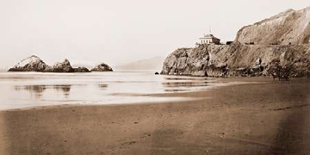 The Cliff House from the Beach, San Francisco, California, 1868-1870