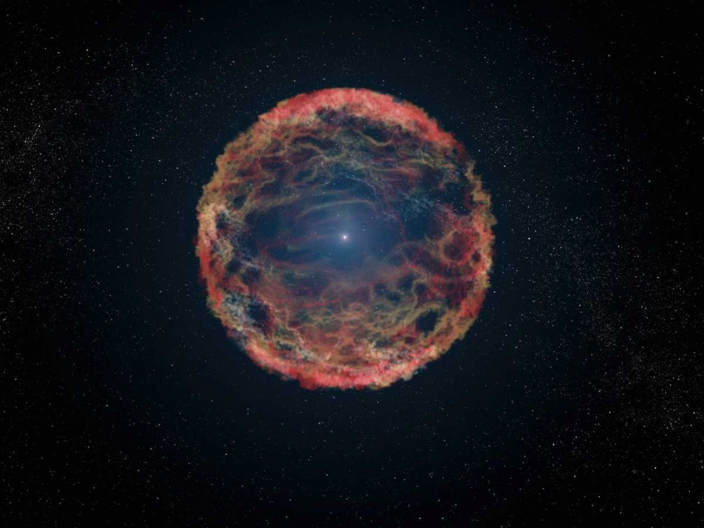 Artists Impression of Supernova 1993J
