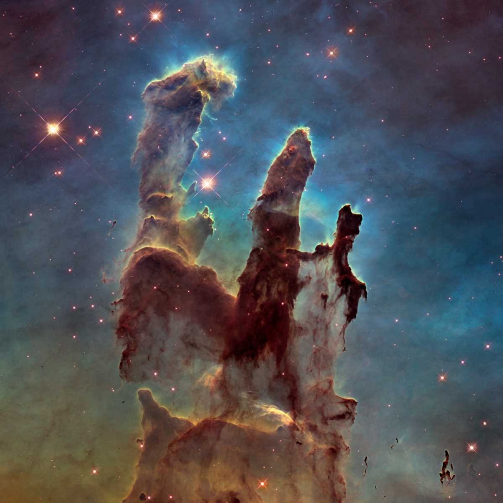 2014 Hubble WFC3/UVIS  High Definition Image of M16 - Pillars of Creation