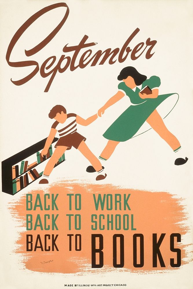 September - back to work - back to school - back to BOOKS