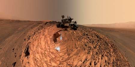 Curiosity Self-Portrait at Buckskin Drilling Site on Mount Sharp