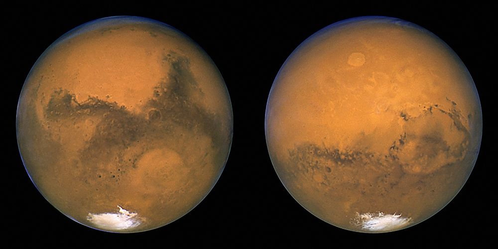 Two Sides of Mars, Aug. 23, 2003