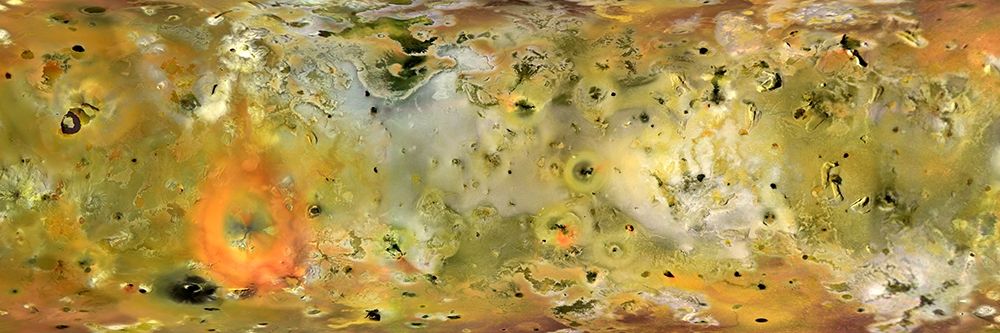 Surface of Io Composite from Gallileo Mission