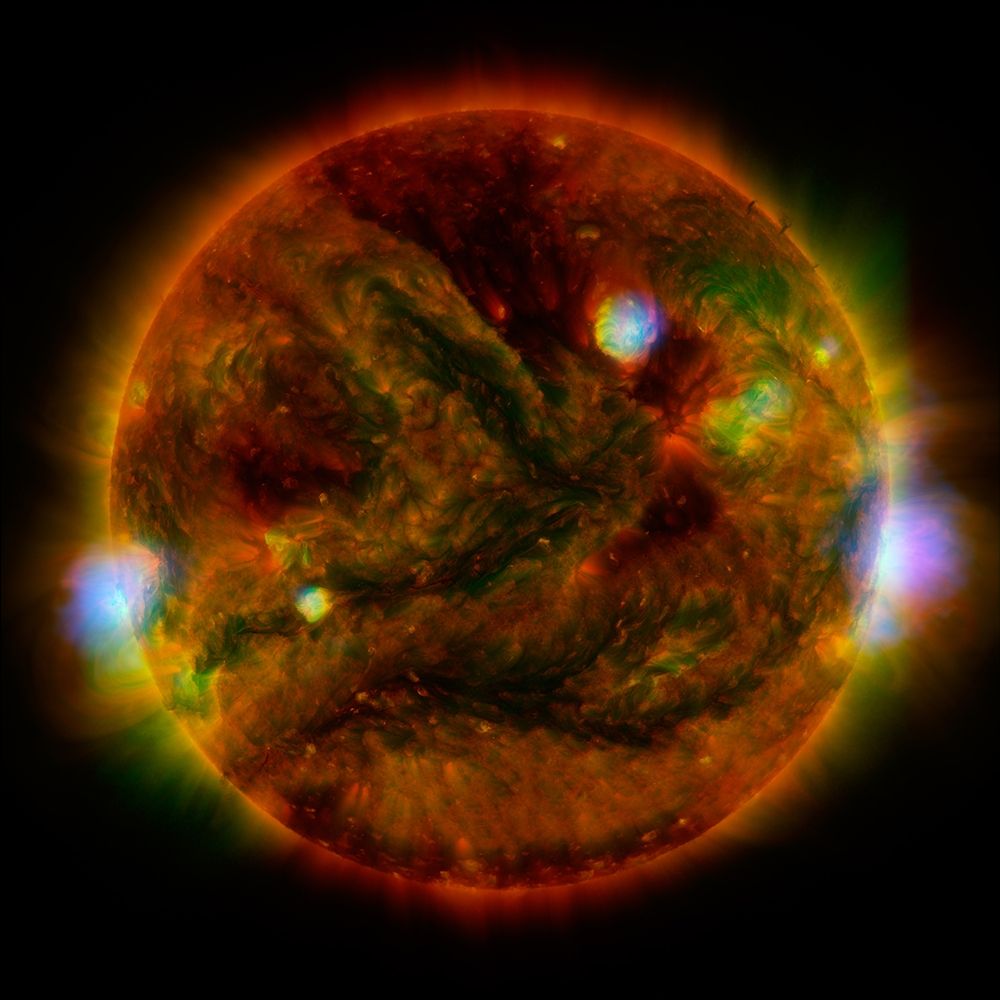 The Sun, taken by NuSTAR, April 29, 2015