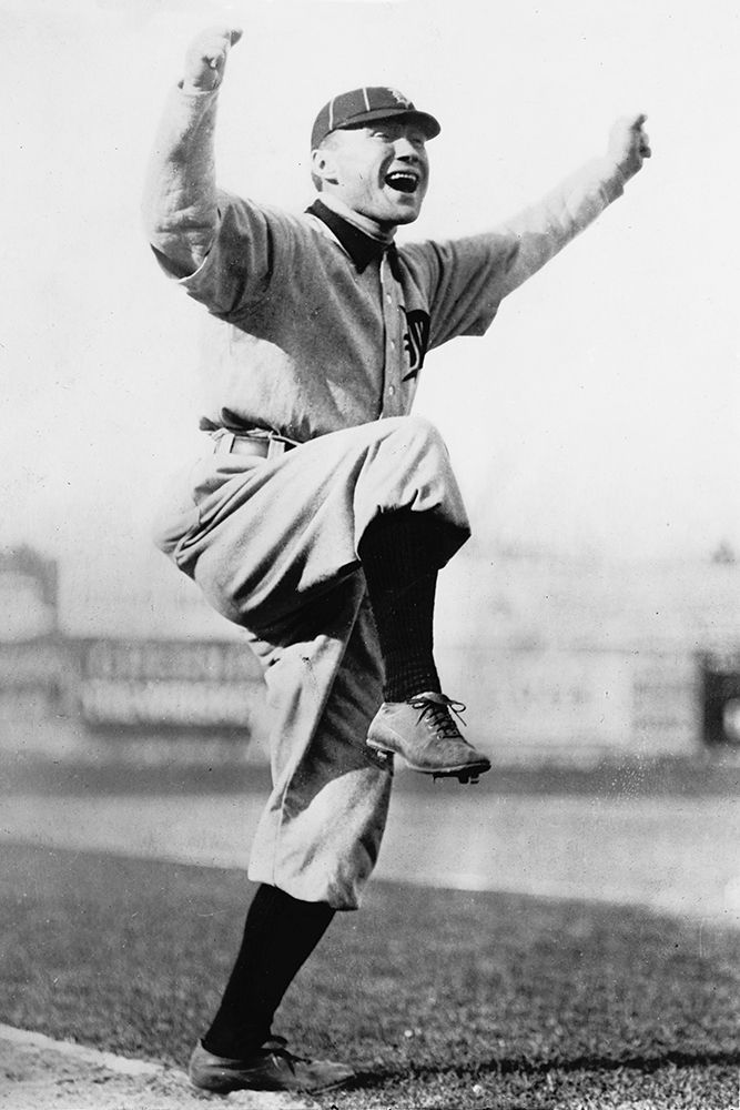Cheering Baseball Player, 1909