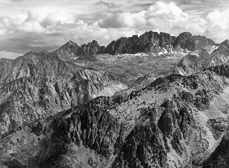 North Palisade from Windy Point, Kings River Canyon, proVintageed as a national park, California, 19