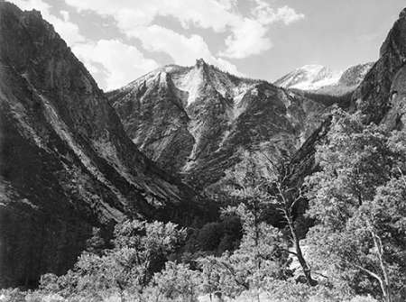 Paradise Valley, Kings River Canyon, proVintageed as a national park, California, 1936