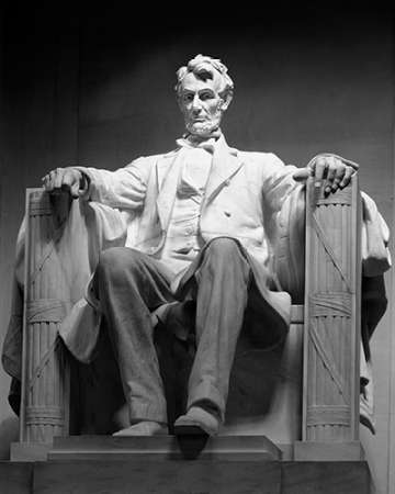Lincoln Memorial, Washington, D.C. - Black and White Variant