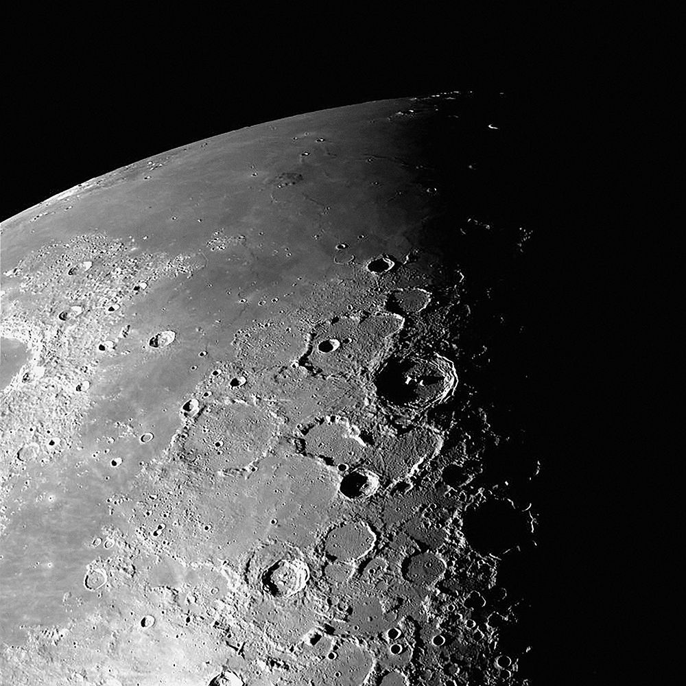 Moon - North Pole, 01/29/1996