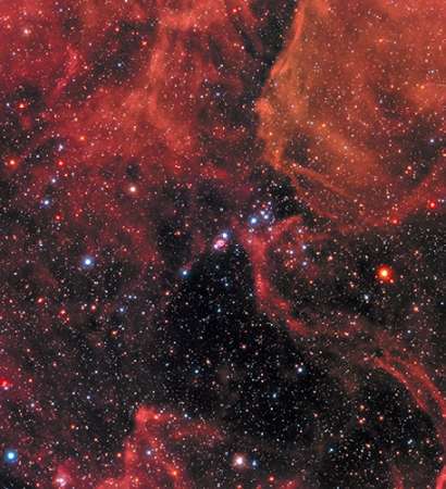 Wide View of Supernova 1987A