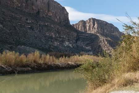 The Rio Grande River in Big Bend National Park, TX