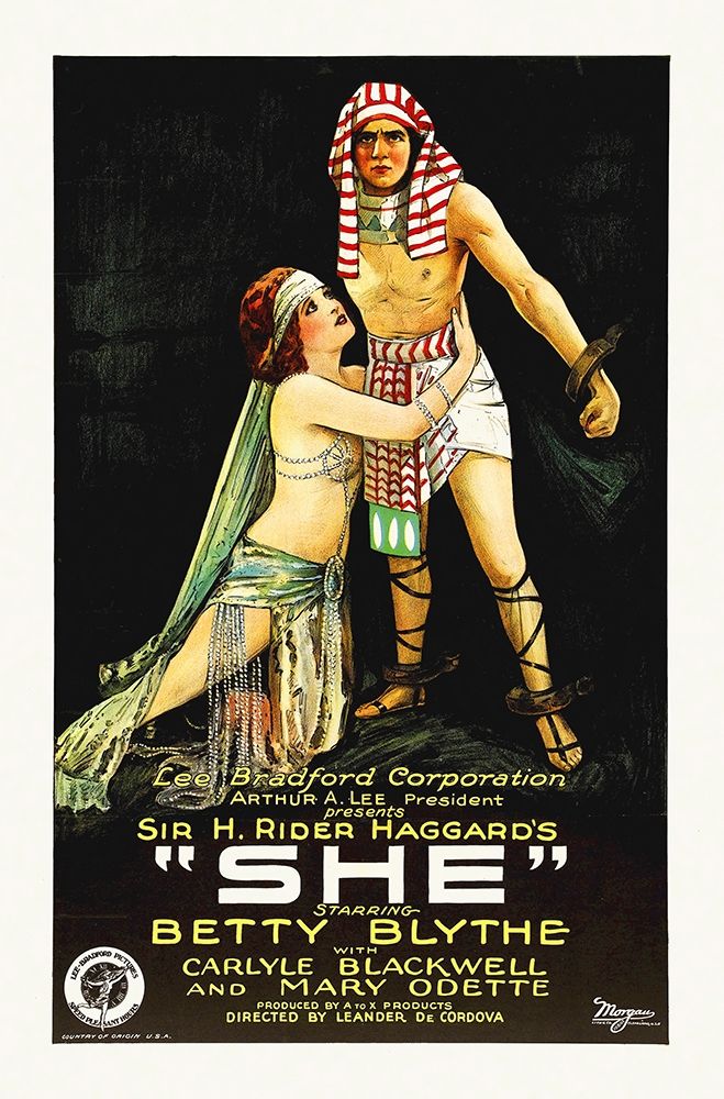 Betty Blythe, She,  1925