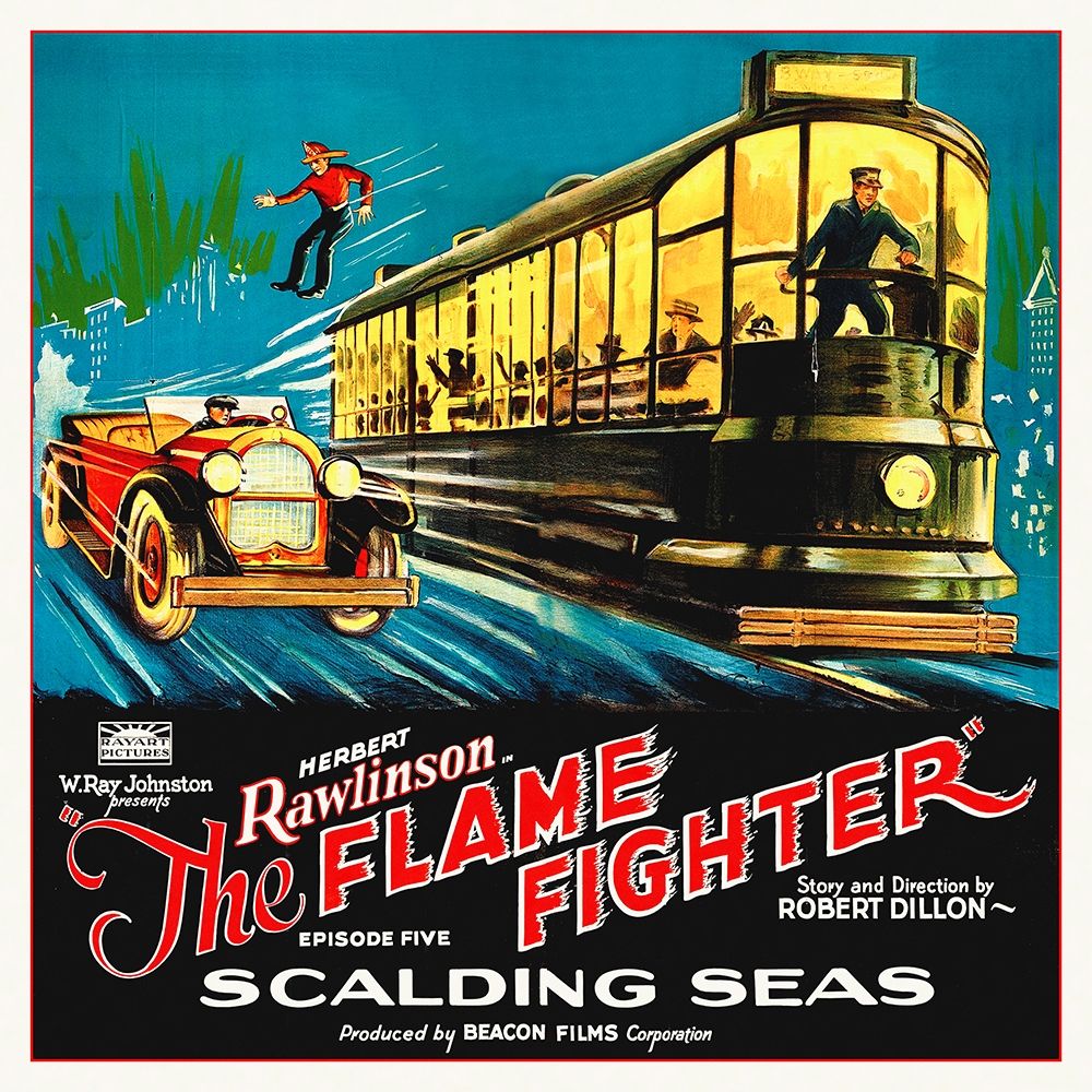 Flame Fighter, 6 sheet, 1925