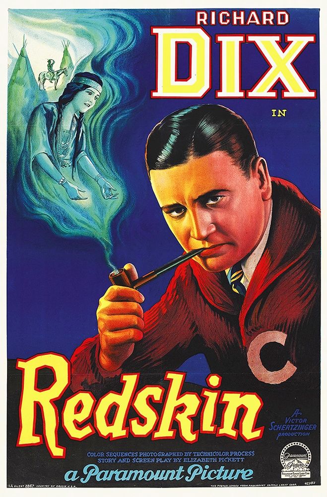 Richard Dix, Redskin Ad, 1926