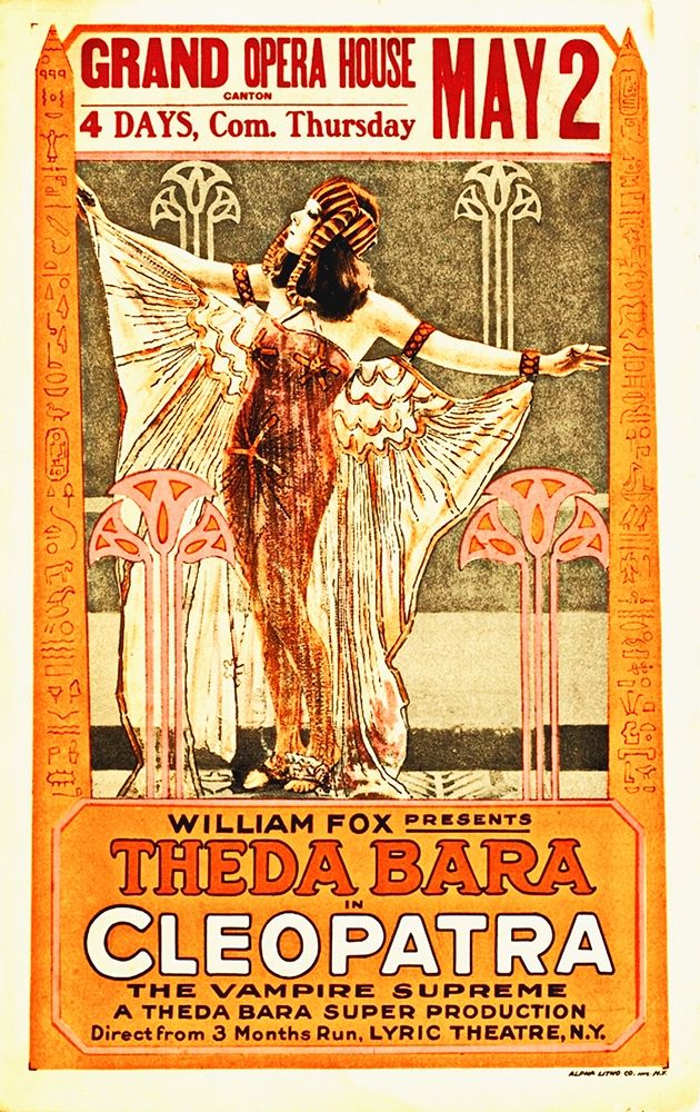 Theda Bara, Cleopatra Poster