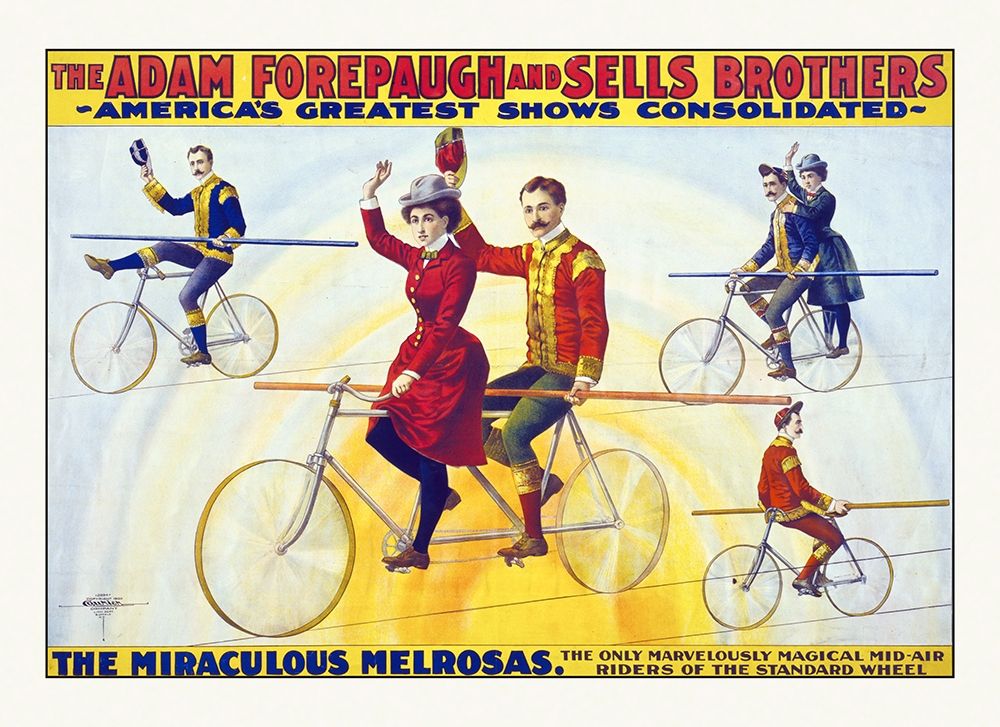 The Adam Forepaugh And Sells Brothers, Americas Greatest Shows Consolidated--The Miraculous Melrosas