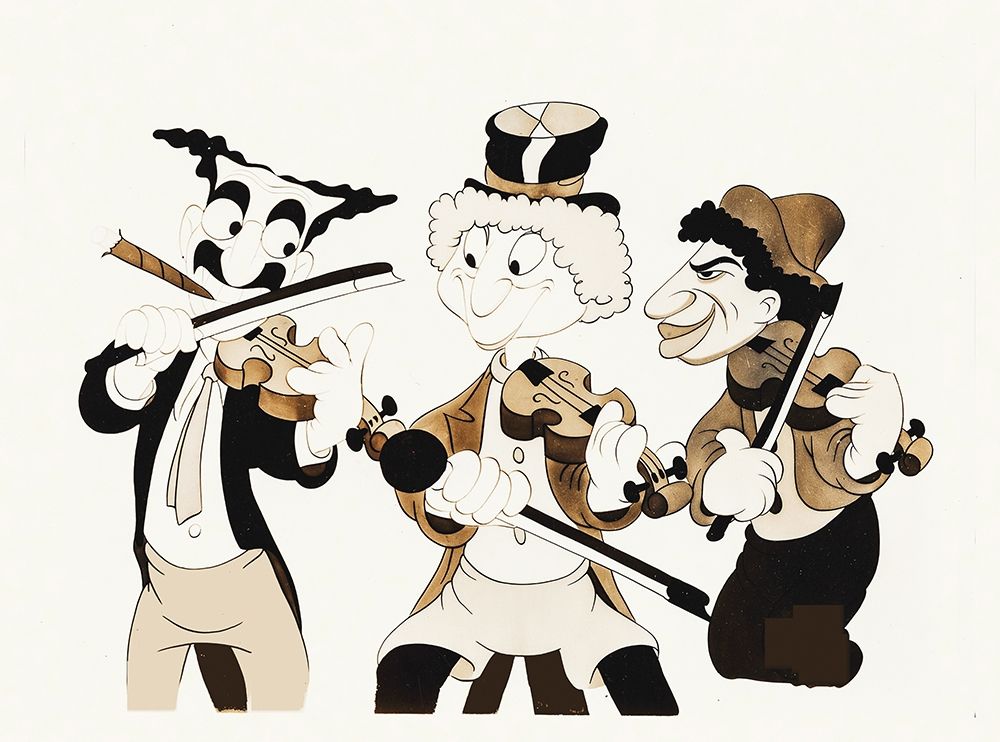 Marx Brothers - Cartoon - Fiddling